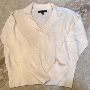 Banana Republic Ivory Wool Sweater